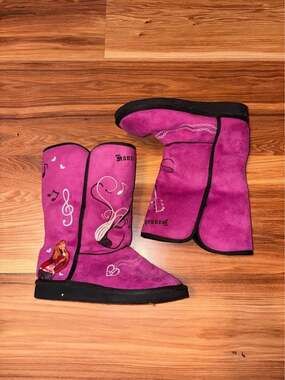 hannah montana girls boots size 13 kids
